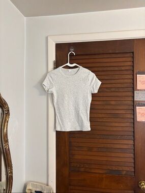 Garage Light Heather Gray babydoll t-shirt